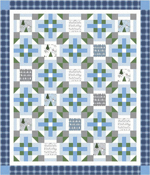 Cozy Winter Quilt PATTERN P156 by Amanda Niederhauser - Riley Blake Design - INSTRUCTIONS Only - Piecing