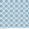 SALE Simply Country Wreaths C13414 Blue - Riley Blake Designs - Floral Flowers Leaves Berries - Quilting Cotton Fabric