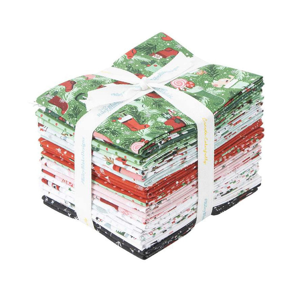 Riley-Blake Designs All About Christmas Fat Quarter Bundles, 30 Pcs.  (FQ-10790-30)