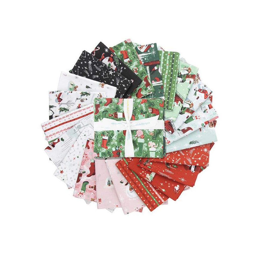 Riley-Blake Designs All About Christmas Fat Quarter Bundles, 30 Pcs.  (FQ-10790-30)