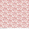 SALE Peace on Earth Santas C13452 White - Riley Blake Designs - Christmas Santa Claus Ornaments Leaves - Quilting Cotton Fabric