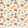 DEAL Camp S'mores Main C13620 Marshmallow - Riley Blake Designs - Hershey Camping Suns Stars Tents Cameras  - Quilting Cotton Fabric