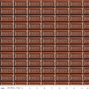 DEAL Camp S'mores Hershey's Bars C13626 - Riley Blake - Hershey Camping Chocolate - Quilting Cotton Fabric