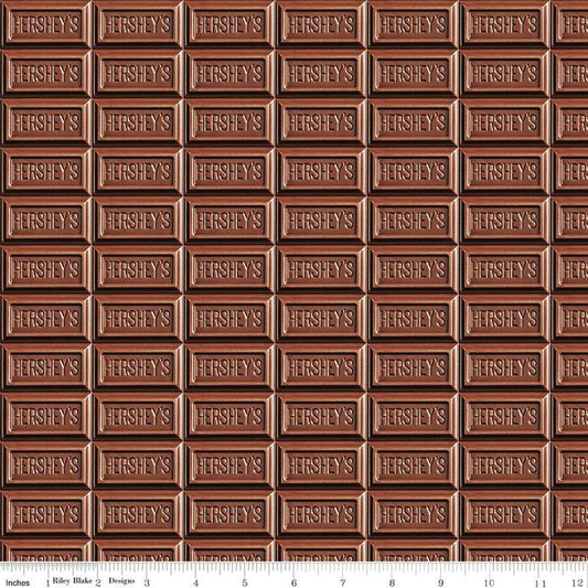 DEAL Camp S'mores Hershey's Bars C13626 - Riley Blake - Hershey Camping Chocolate - Quilting Cotton Fabric
