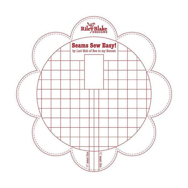 SALE Lori Holt Seams Sew Easy Seam Guide STSEAMGUIDE-RED - Riley Blake Designs - For Accurate Sewing Seams