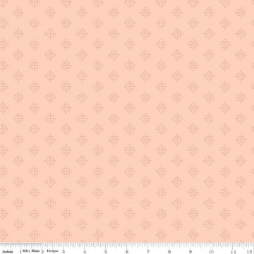 SALE In the Afterglow Criss-Cross C13377 Apricot - Riley Blake Designs - Geometric - Quilting Cotton Fabric