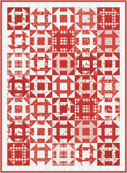 Fast Churn Dash Quilt PATTERN P123 by Amy Smart - Riley Blake Designs - INSTRUCTIONS Only - Piecing Fat Quarter Friendly