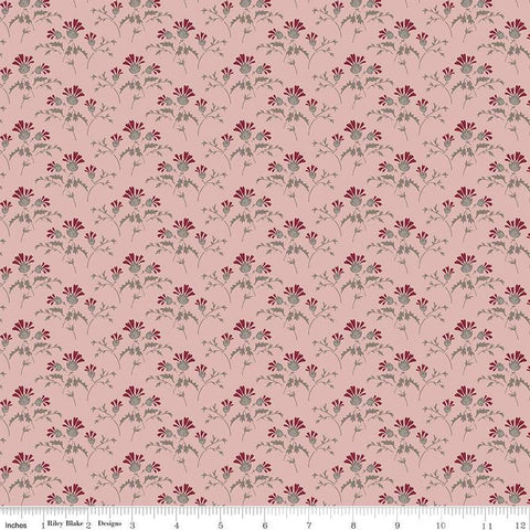 SALE Heartfelt Flower Buds C13496 Rose - Riley Blake Designs - Floral - Quilting Cotton Fabric
