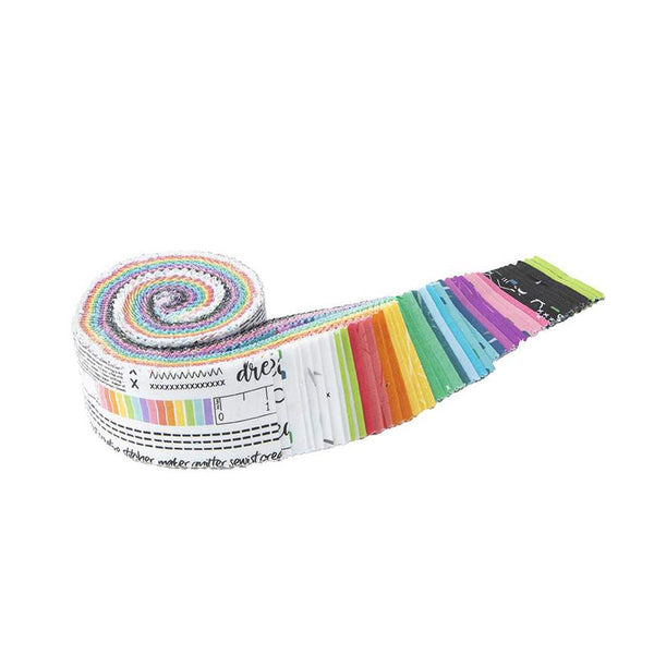 SALE Make 2.5 Inch Rolie Polie Jelly Roll 40 pieces - Riley Blake Designs - Precut Pre cut Bundle - Quilting Cotton Fabric