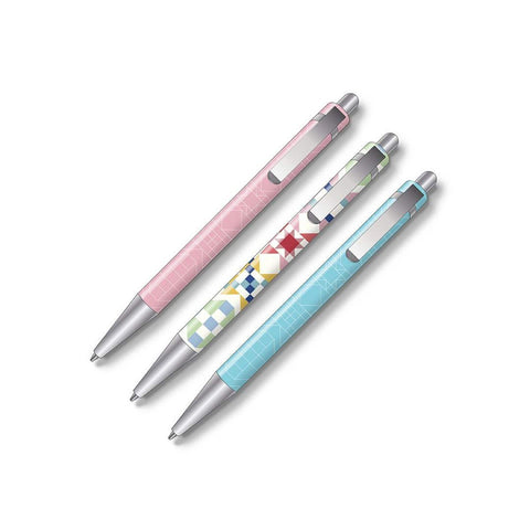 SALE Riley Blake Designs Mechanical Pencil Set ST-25493 - Riley Blake Designs - 3 Mechanical Pencils Erasers Lead
