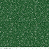 Fat Quarter End of Bolt - Christmas with Scaredy Cat Presents C13536 Forest Riley Blake Line  Gifts Bows Candy Canes Quilting Cotton Fabric
