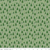 The Magic of Christmas Trees C13642 Leaf - Riley Blake Designs - Pine Trees Snowflakes Dots - Quilting Cotton Fabric
