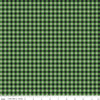 The Magic of Christmas Plaid C13646 Green - Riley Blake Designs - 1/4" PRINTED Gingham Check Checks - Quilting Cotton Fabric