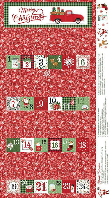 The Magic of Christmas Advent Calendar Panel P13648 - Riley Blake Designs - Quilting Cotton Fabric