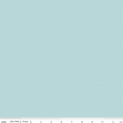12" End of Bolt - SALE POParazzi C805 Powder - Riley Blake Designs - Geometric Tiny Squares Tone-on-Tone - Quilting Cotton Fabric
