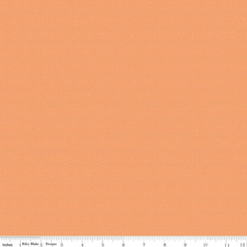 CLEARANCE POParazzi Marmalade Orange Tone-on-Tone Fabric - Riley Blake Quilting Cotton Fabric