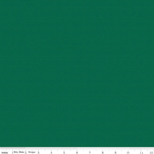 35" End of Bolt Piece - CLEARANCE POParazzi C805 Forest - Riley Blake Designs - Geometric Tiny Squares Tone-on-Tone - Quilting Cotton Fabric