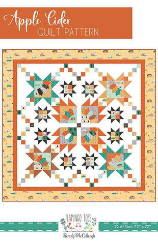 Apple Cider Quilt PATTERN P138 by Beverly McCullough - Riley Blake Designs - INSTRUCTIONS Only - Autumn Halloween