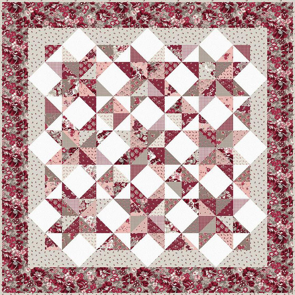 SALE 9 Patch Stars Quilt PATTERN P124 by Gerri Robinson - Riley Blake Designs - INSTRUCTIONS Only - Fat Quarter Friendly