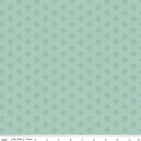 CLEARANCE In the Afterglow Criss-Cross C13377 Mint by Riley Blake Designs - Geometric - Quilting Cotton Fabric