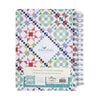 Riley Blake Designs Quilty Notebook ST-25492 - Riley Blake Designs - Spiral Notebook - 140 Lined Pages - 6"x 8"