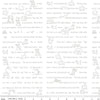 Fat Quarter End of Bolt - SALE White as Snow Story C13563 Gray - Riley Blake - Christmas GrayText Pictures on White - Quilting Cotton Fabric