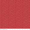 Home Town Miller C13593 Schoolhouse Red - Riley Blake Designs - Floral Flowers Dots - Lori Holt - Quilting Cotton Fabric