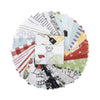 SALE White as Snow Charm Pack 5" Stacker Bundle - Riley Blake Designs - 42-Piece Precut  - Christmas - Quilting Cotton Fabric