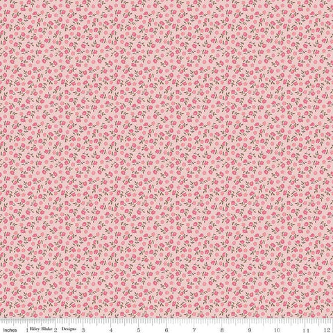 SALE Home Town Bodell C13594 Frosting by Riley Blake Designs - Floral Flowers - Lori Holt - Quilting Cotton Fabric