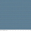 SALE Home Town Freeman C13597 Denim - Riley Blake Designs - Leaves Leaf Lattice - Lori Holt - Quilting Cotton Fabric