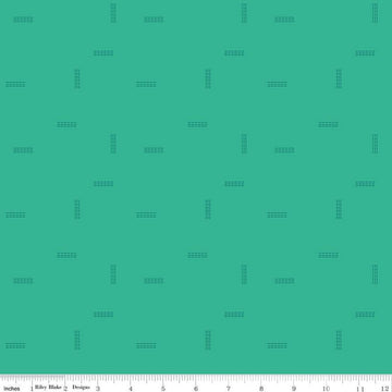 CLEARANCE Make Stitched Up C13425 Alpine - Riley Blake Designs - Dashed Lines Tone-on-Tone - Quilting Cotton Fabric