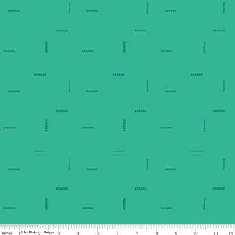 CLEARANCE Make Stitched Up C13425 Alpine by Riley Blake Designs - Dashed Lines Tone-on-Tone - Quilting Cotton Fabric