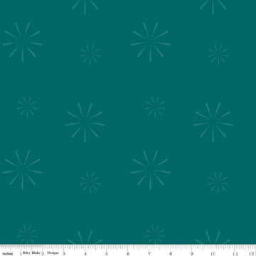 CLEARANCE Make Seam Ripper C13426 Jade - Riley Blake Designs - Starbursts Tone-on-Tone - Quilting Cotton Fabric