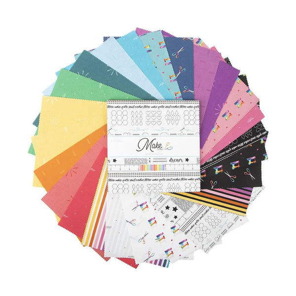 SALE Make Layer Cake 10" Stacker Bundle - Riley Blake Designs - 42 piece Precut Pre cut - Quilting Cotton Fabric