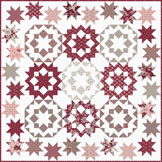 SALE Dancing with the Stars 1 Quilt PATTERN P124 - Gerri Robinson - Riley Blake Designs - INSTRUCTIONS Only - Features Two Star Blocks