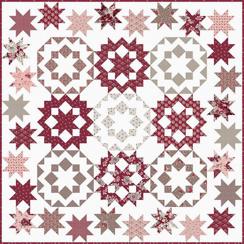 Dancing with the Stars 1 Quilt PATTERN P124 by Gerri Robinson - Riley Blake Designs - INSTRUCTIONS Only - Features Two Star Blocks