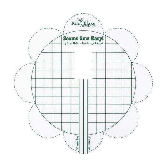 SALE Lori Holt Seams Sew Easy Seam Guide ST-17314 Jade - Riley Blake Designs - For Accurate Sewing Seams