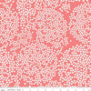 SALE Day in the Life Dots C13663 Lipstick - Riley Blake Designs - White Dots Dot Dotted - Quilting Cotton Fabric