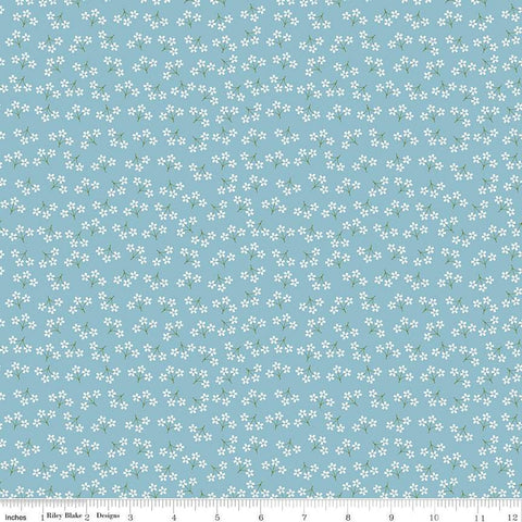 Day in the Life Blossoms C13665 Dream by Riley Blake Designs - Floral White Flowers - Quilting Cotton Fabric