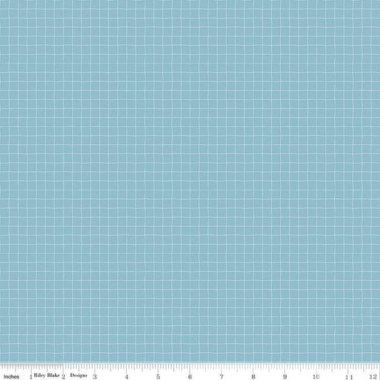 SALE Day in the Life Grid C13666 Dream - Riley Blake Designs - Irregular Lines - Quilting Cotton Fabric