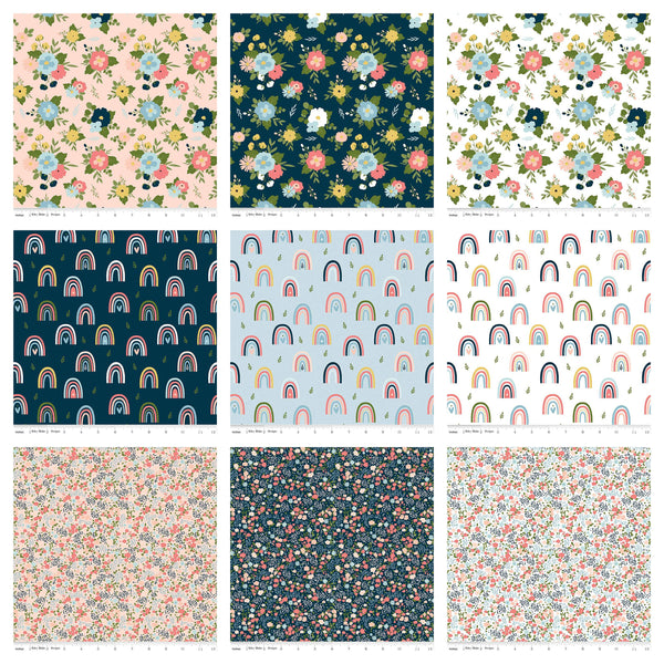 SALE Day in the Life Fat Quarter Bundle 24 pieces - Riley Blake Designs - Pre cut Precut - Quilting Cotton Fabric