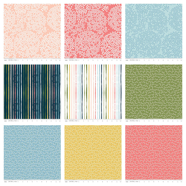 SALE Day in the Life Fat Quarter Bundle 24 pieces - Riley Blake Designs - Pre cut Precut - Quilting Cotton Fabric