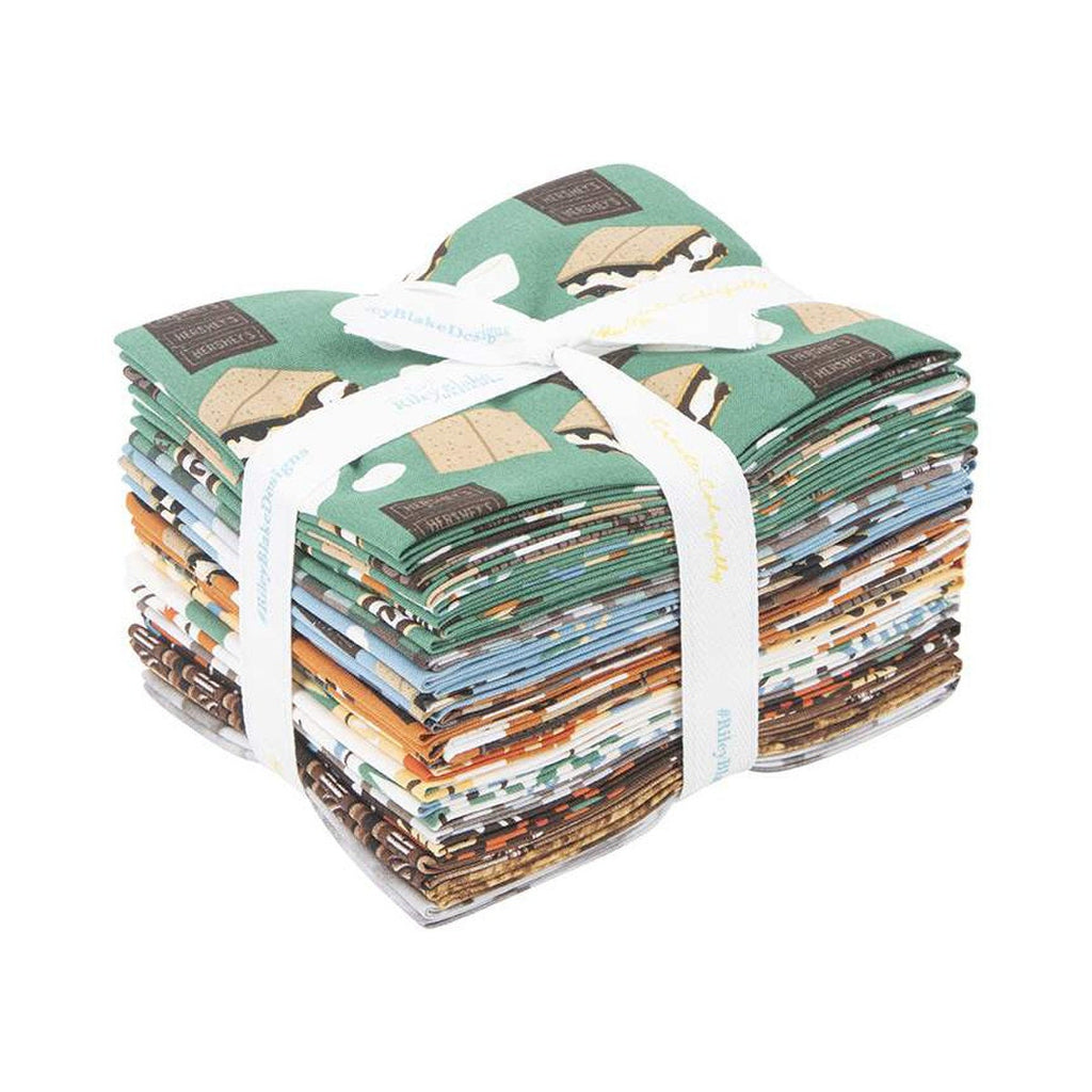 Riley Blake Designs Fabric, Love You S'more - Fat Quarter Bundle