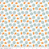 SALE Pets Goldfish C13655 White - Riley Blake Designs - Children's Fish Dots  - Quilting Cotton Fabric