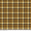 Fall's in Town Checked C13516 Brown - Riley Blake Designs - Thanksgiving Autumn 5/8" Checks Check - Quilting Cotton Fabric