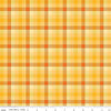 SALE Fall's in Town Checked C13516 Gold - Riley Blake Designs - Thanksgiving Autumn 5/8" Checks Check - Quilting Cotton Fabric