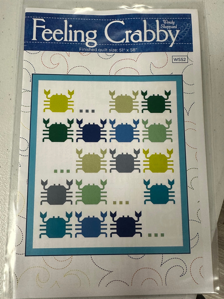 SALE Feeling Crabby Quilt PATTERN P180 by Wendy Sheppard Riley Blake