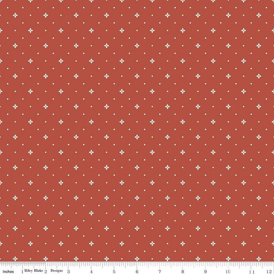 Arrival of Winter Ditsy C13526 Rose - Riley Blake Designs - Diamonds - Quilting Cotton Fabric