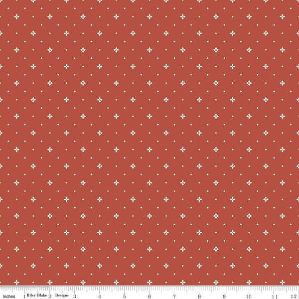 Arrival of Winter Ditsy C13526 Rose by Riley Blake Designs - Diamonds - Quilting Cotton Fabric