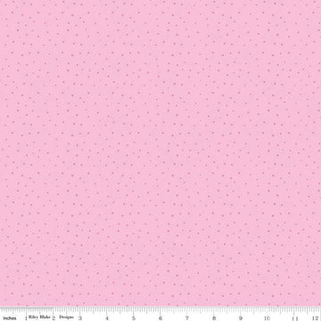 SALE Floralicious Dots C13486 Pink - Riley Blake Designs - Tone-on-Tone Pin Dots Dot Dotted - Quilting Cotton Fabric